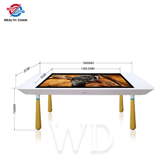 Tavolino da salotto astuto di tocco di tocco di rettangolo capacitivo di TFT LCD 4K a 55 pollici