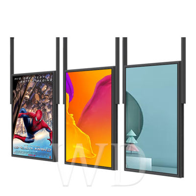 Doppio schermo LCD di pubblicità 1080P del lato 85mm, Digital che annuncia gli schermi di visualizzazione