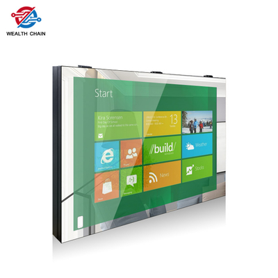 Il LCD astuto di vetro T/R 50%/50% dello specchio del contrassegno LCD all'aperto di Digital dei semi visualizza il touch screen capacitivo