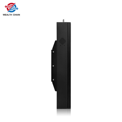 Fan standard neri a 43 pollici del contrassegno LCD all'aperto fissato al muro verticale di Digital che raffreddano -10° a 55°