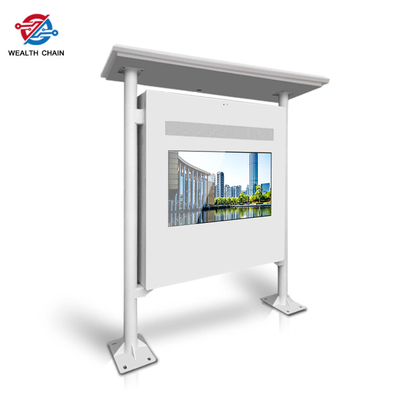 Contrassegno LCD all'aperto di Digital di 3 schermi del CE ROHS per l'audio web di immagine video