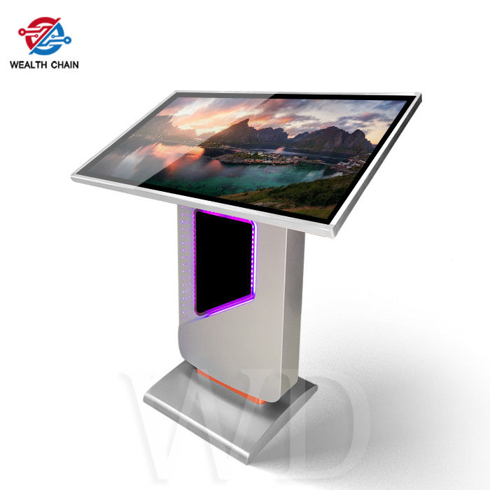 U Stand TFT LCD 350 Nits Workplace Digital Signage , Touch Screen Information Kiosk